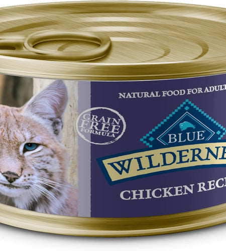 Wilderness High Protein Grain Free, Natural Adult Pate Wet Cat Food